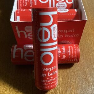 Hello Vegan Strawberry Lip Balm Bundle